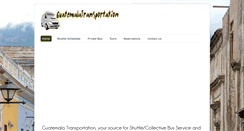 Desktop Screenshot of guatemalatransportation.com
